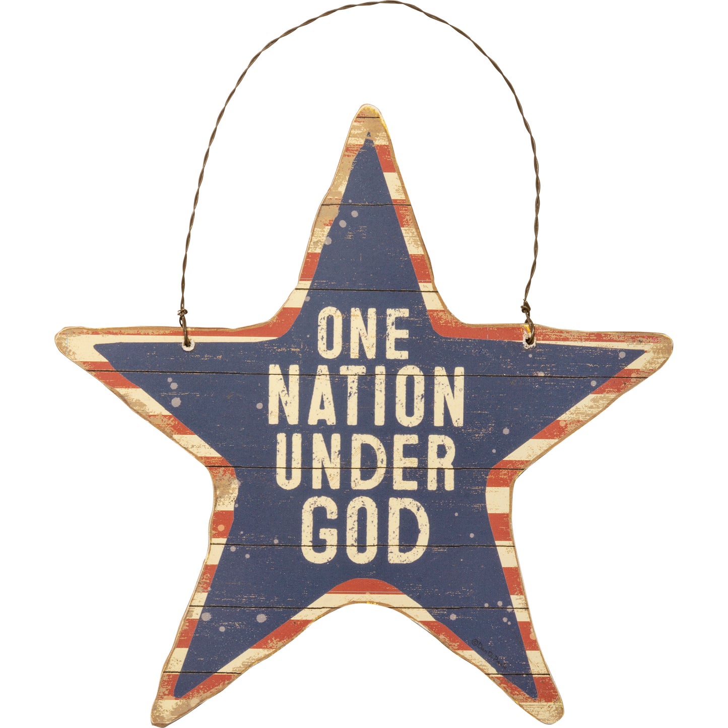 One Nation Under God Hanging Decor