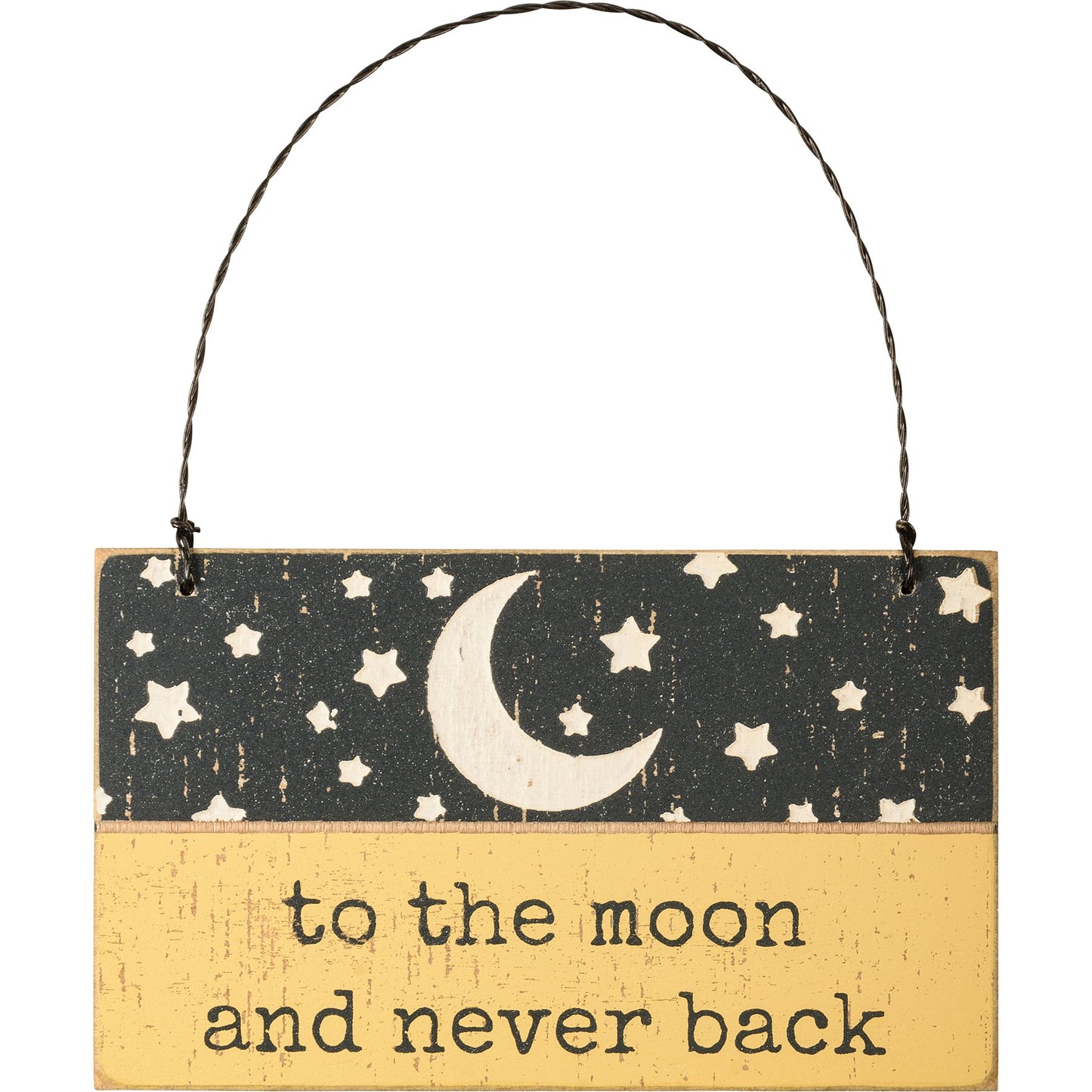 To The Moon And Never Back Ornament