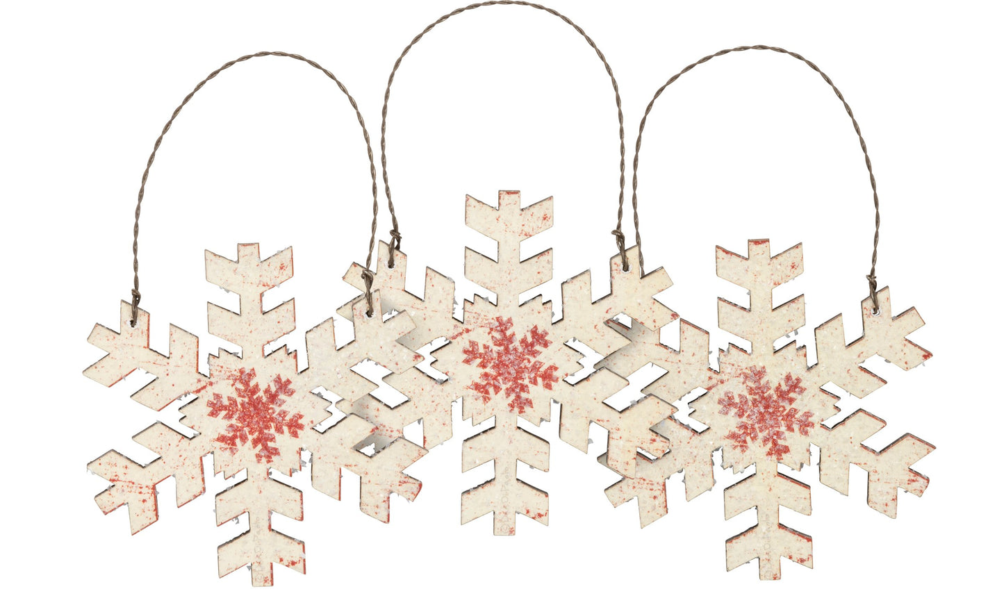 Cream Snowflake Ornament