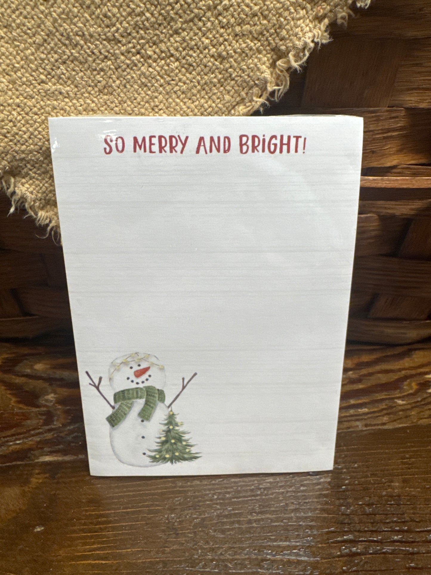 Notepad So Merry And Bright!
