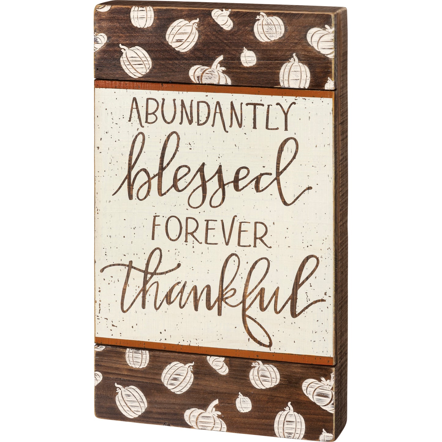 Abundantly Blessed Slat Box Sign