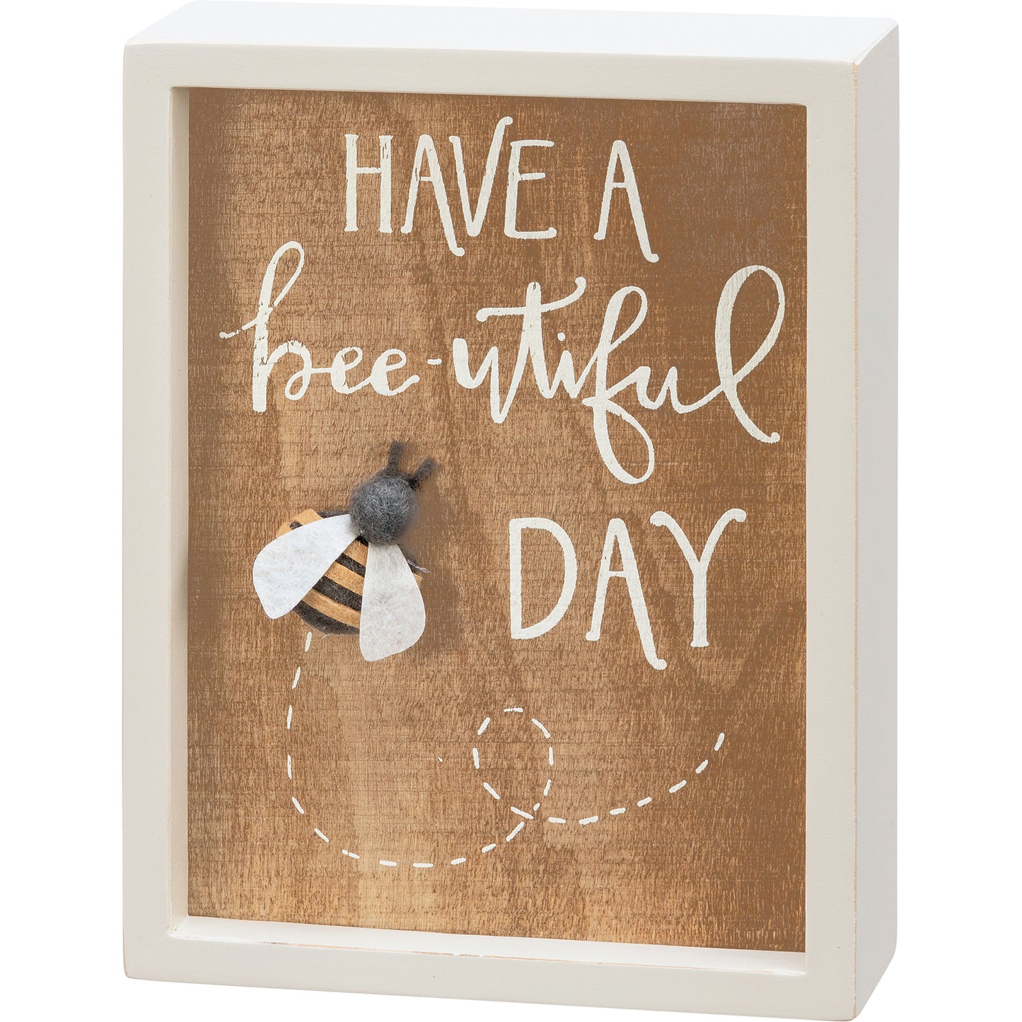 Inset Box Sign - Have A Bee-utiful Day