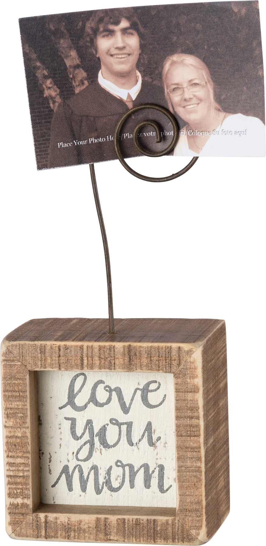 Inset Photo Block - Love You Mom