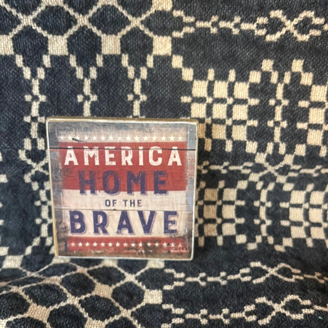 Magnet - America Home of the Brave