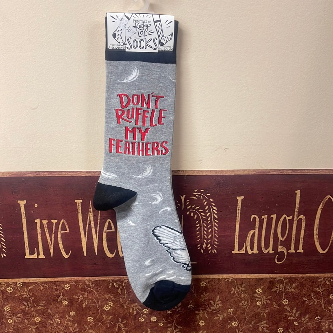 Socks - Don’t Ruffle My Feathers