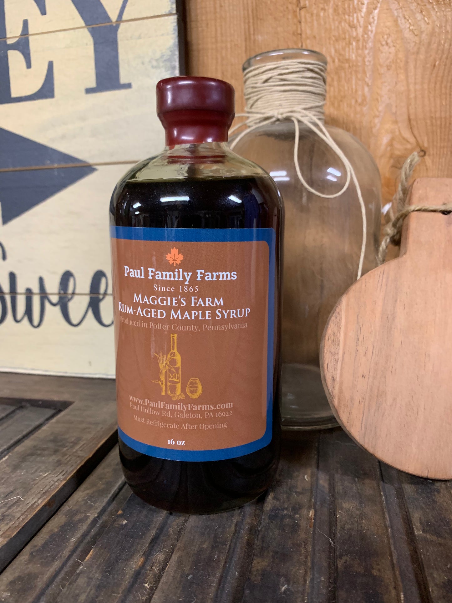 Rum Aged Maple Syrup - Paul Family Farms