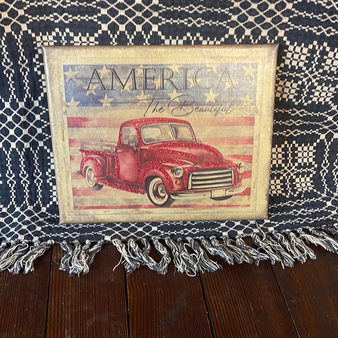 America the Beautiful Sign