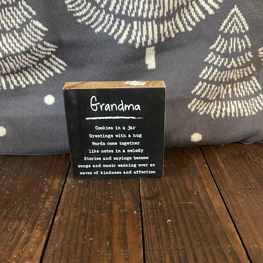 Sign - Grandma
