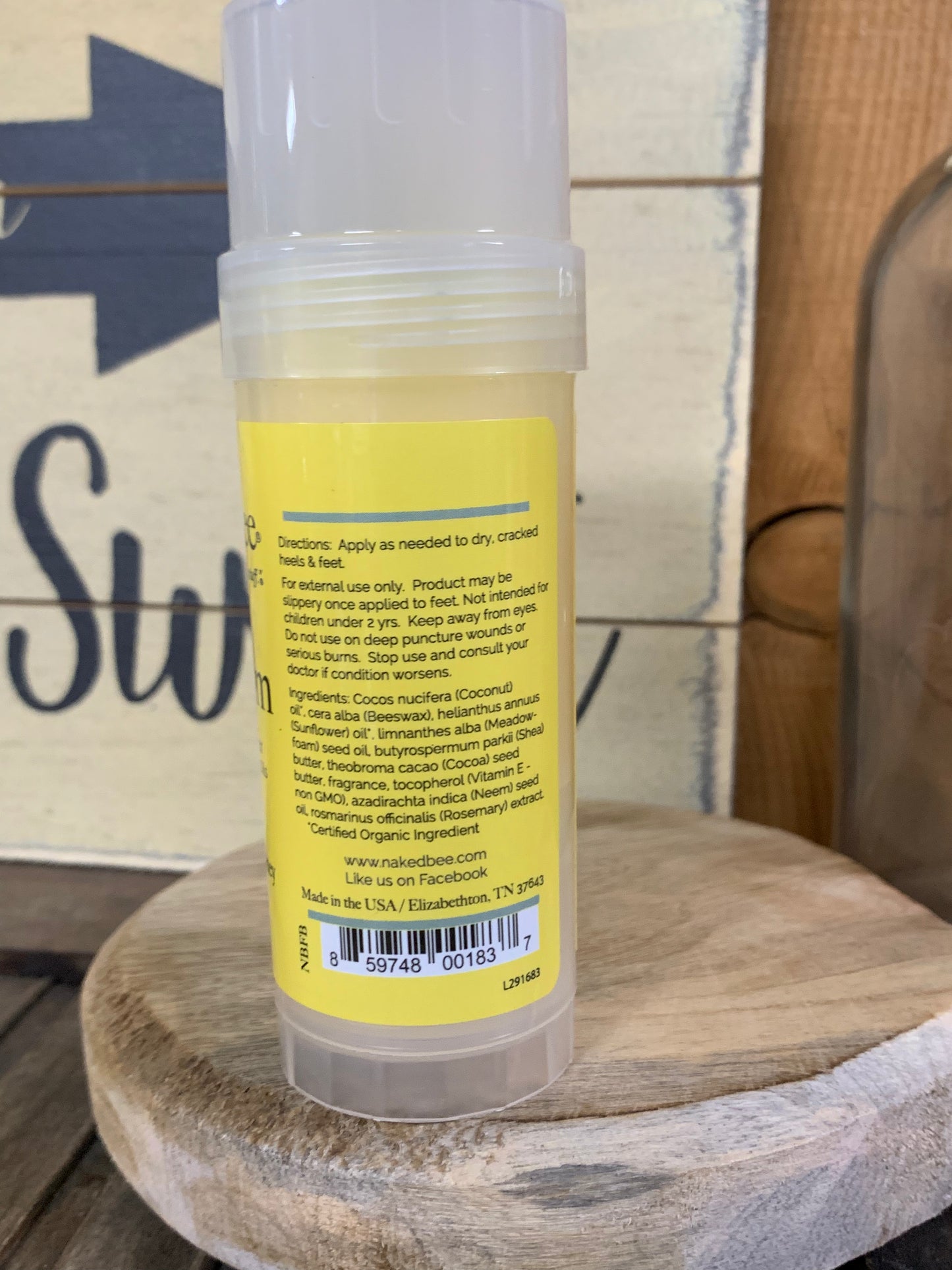 The Naked Bee - Restoration Foot Balm - Orange Blossom Honey