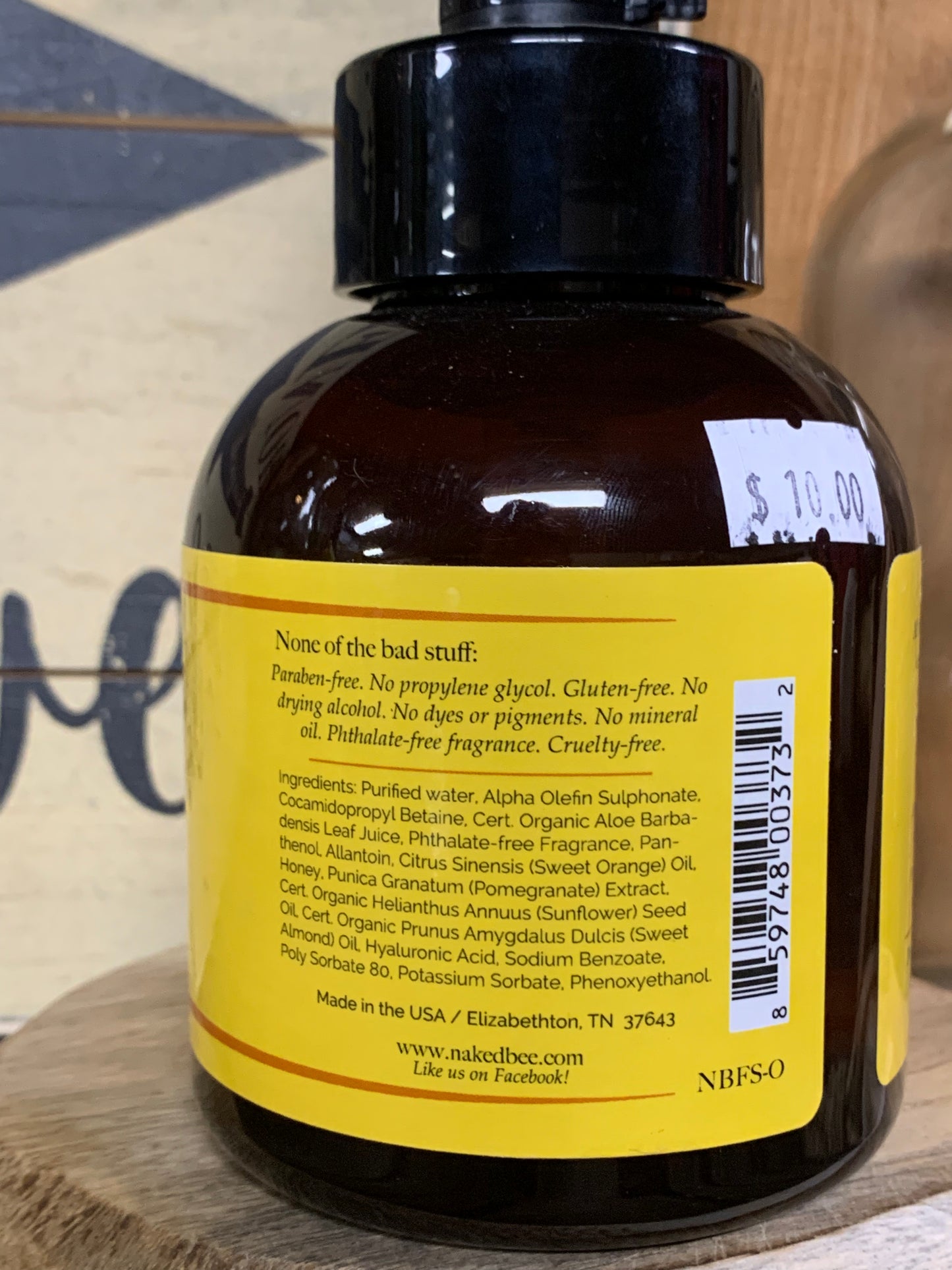The Naked Bee - Foaming Hand Soap