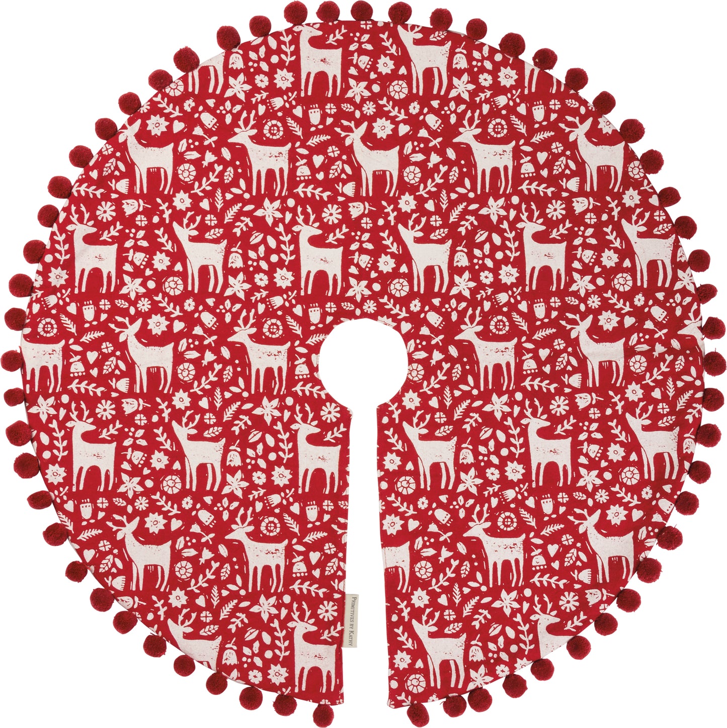 Scandinavian Reindeer Tree Skirt