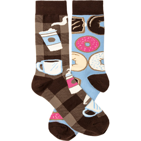 Coffee And Donuts Socks