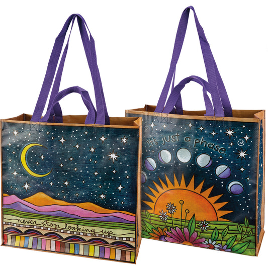 Never Stop Looking Up Market Tote