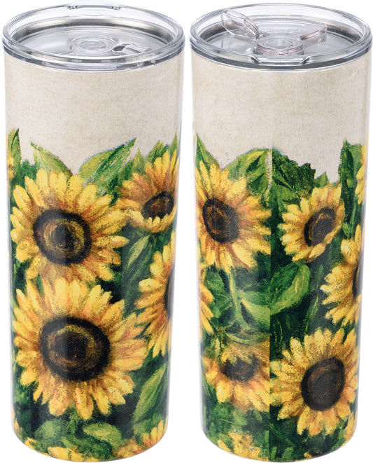 Sunflower Coffee Tumbler