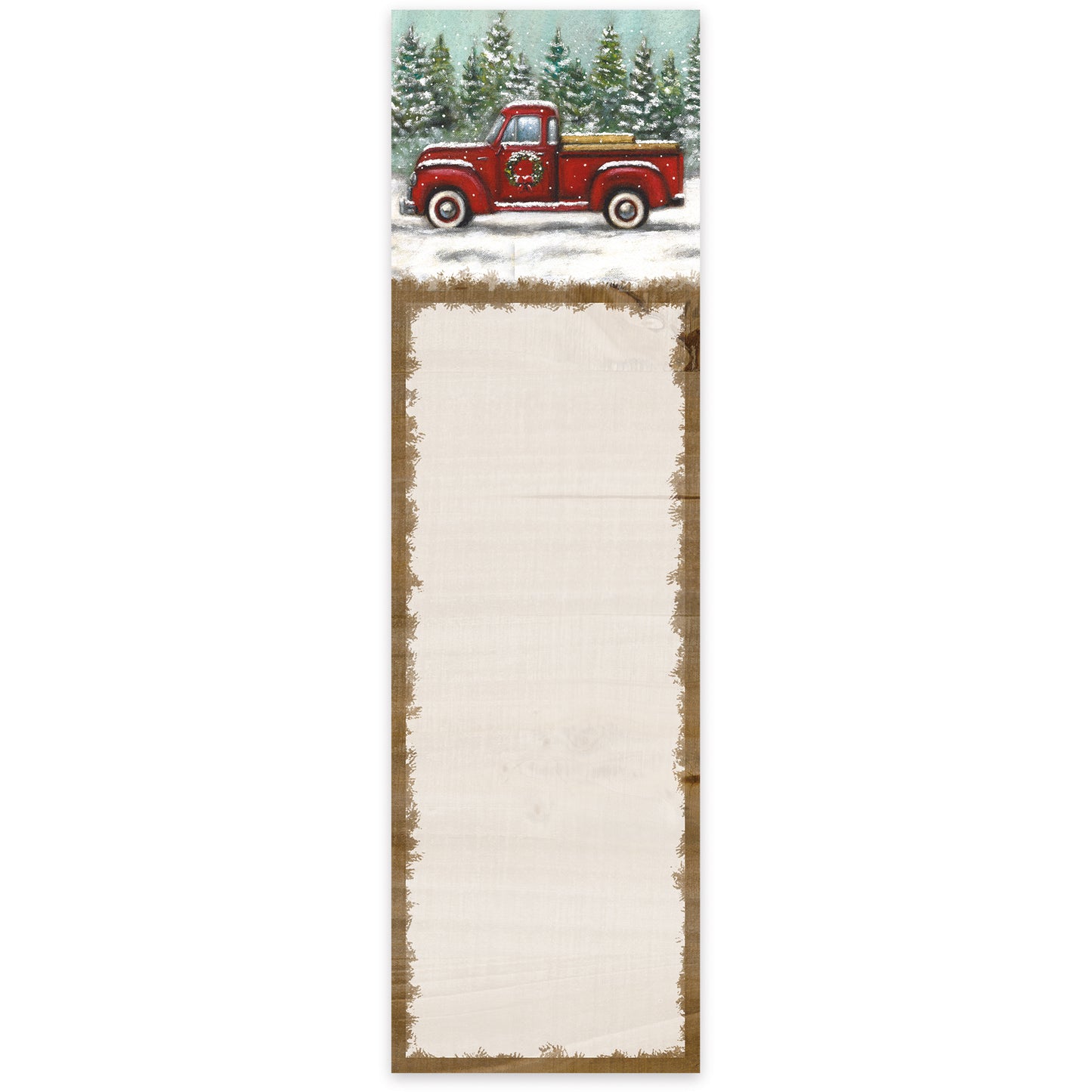 Red Truck List Pad