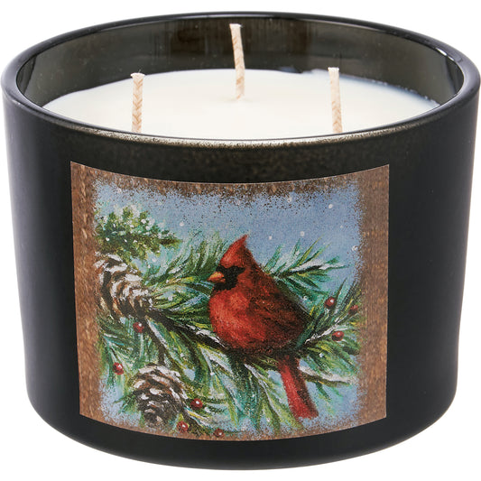 Cardinal Jar Candle