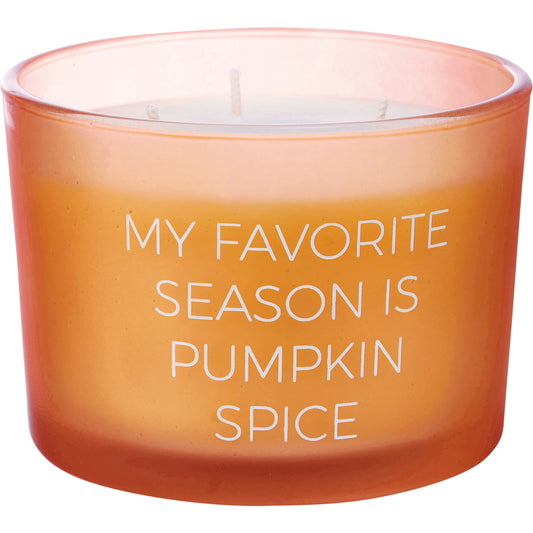 Favorite Season Pumpkin Spice Jar Candle