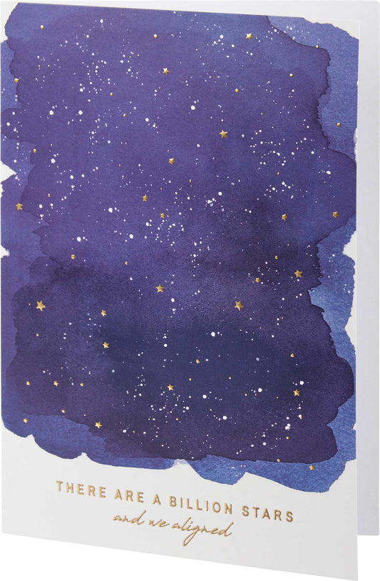 A Billion Stars We Aligned Greeting Card