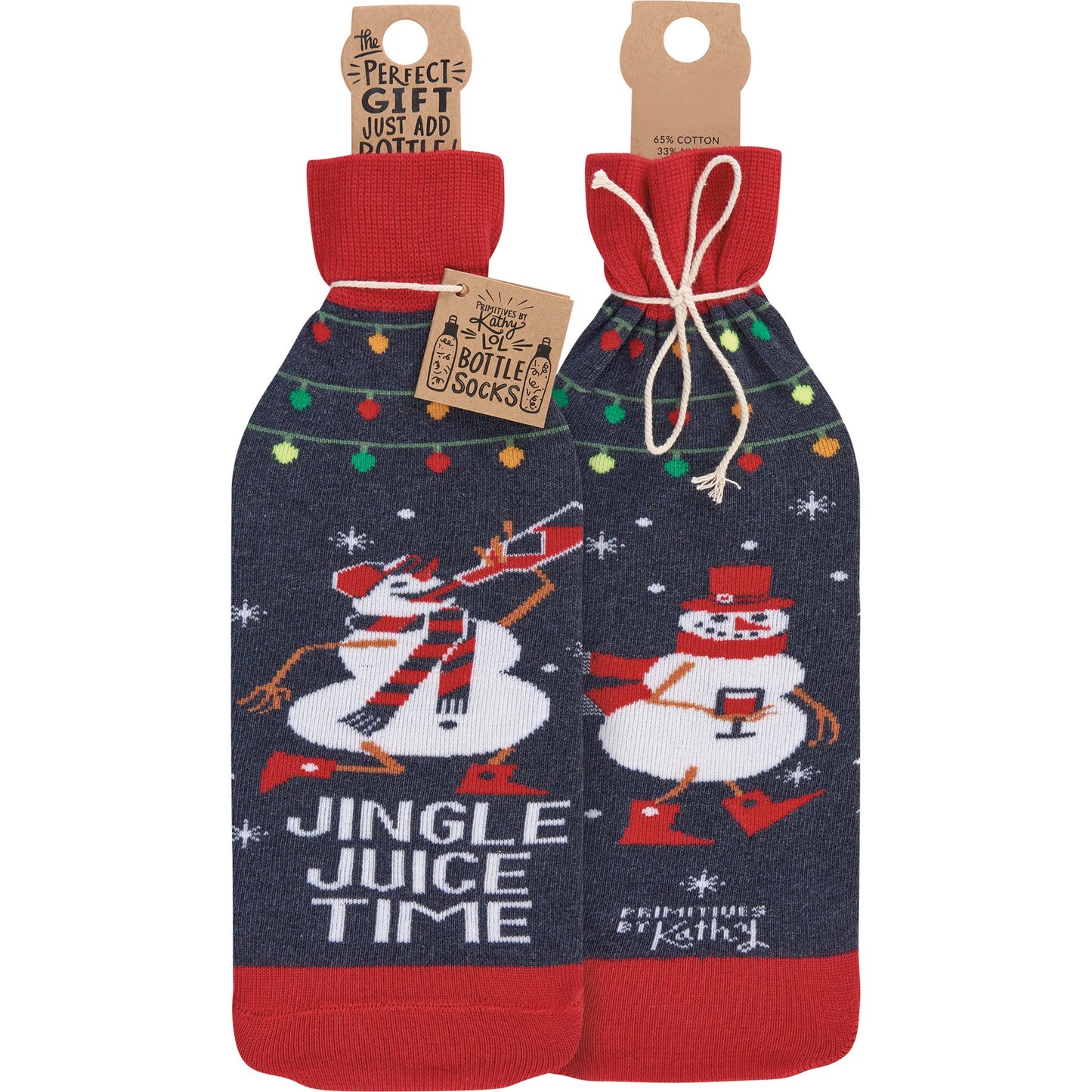 Jingle Juice Time Bottle Sock