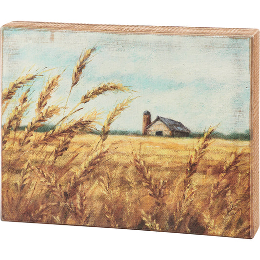 Wheat Field Box Sign