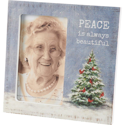 Peace Is Always Beautiful Plaque Frame