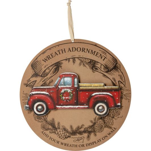 Truck Wreath Insert