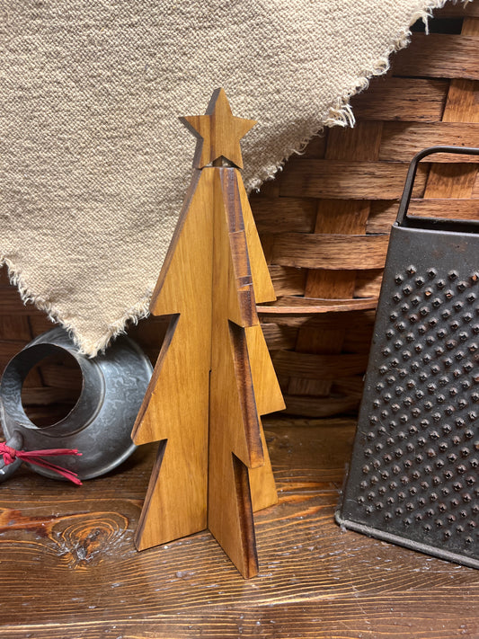 Wooden Christmas Tree 10 1/2”