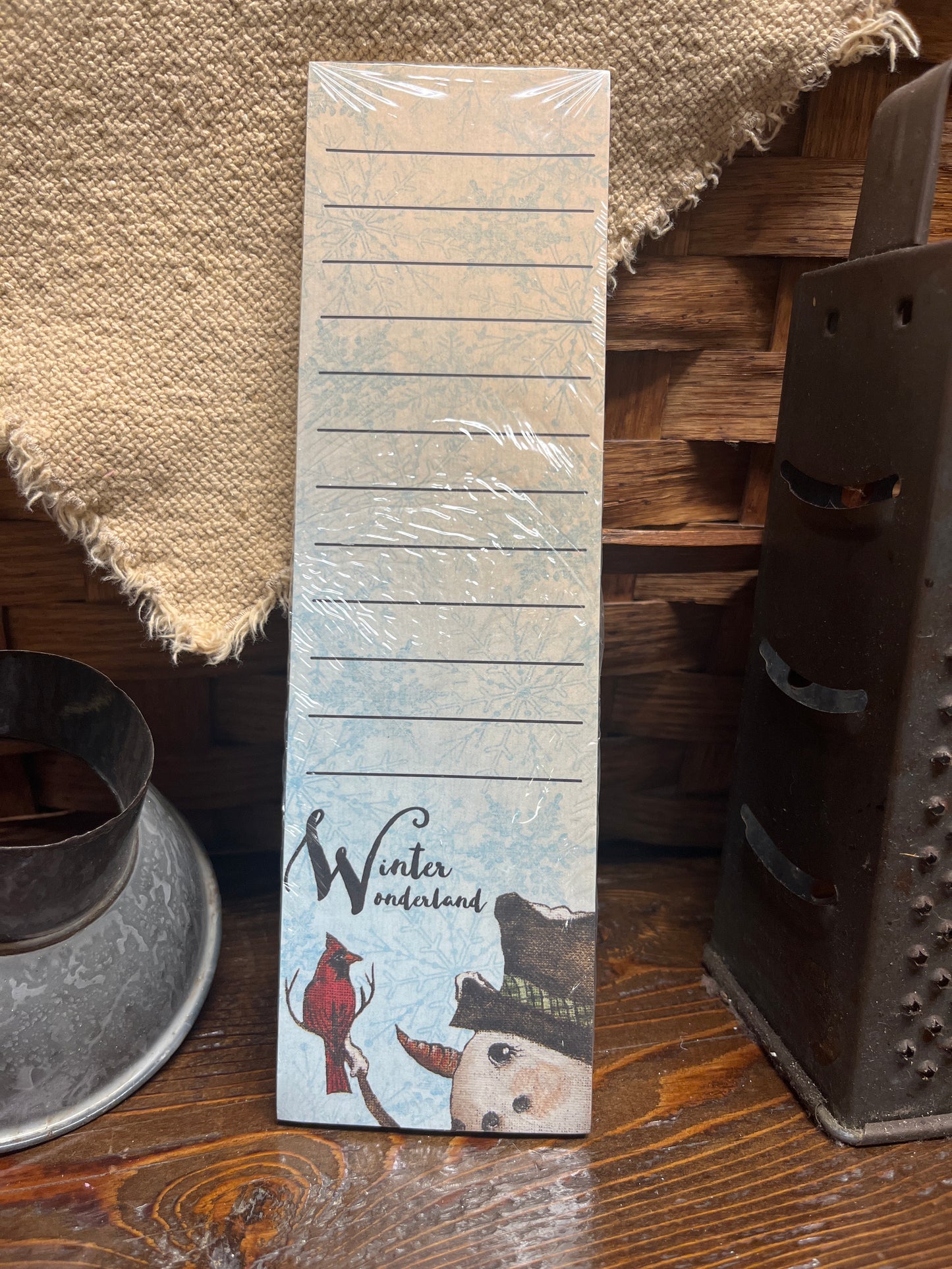 Winter Wonderland Notepad