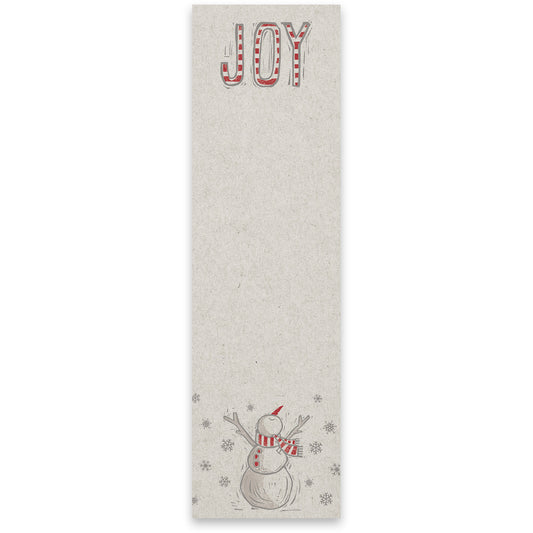 Joy Snowman List Pad