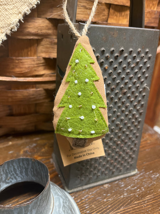 Beaded Christmas Tree Ornament