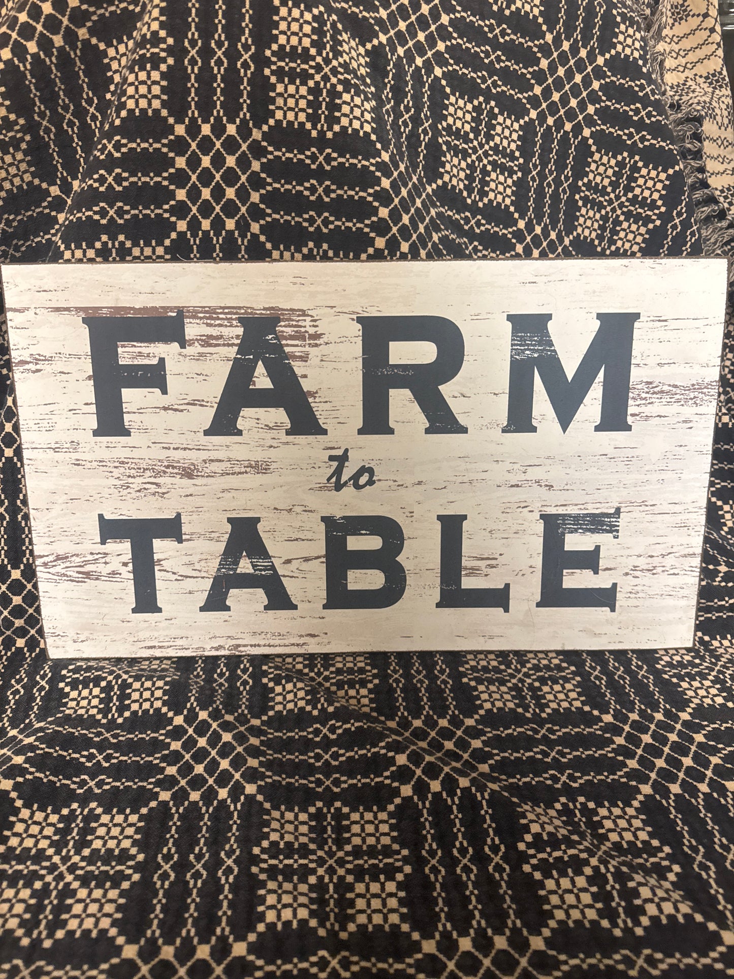 Farm to Table Sign