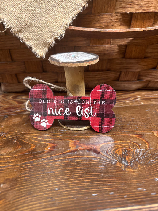 Our Dog is #1 on the Nice List