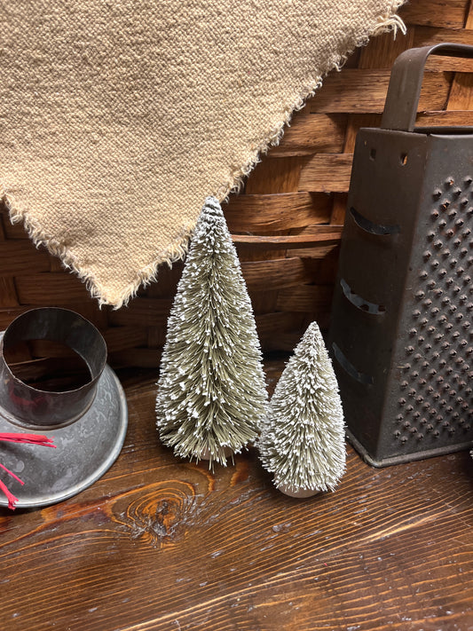 Bottle brush Christmas Trees set