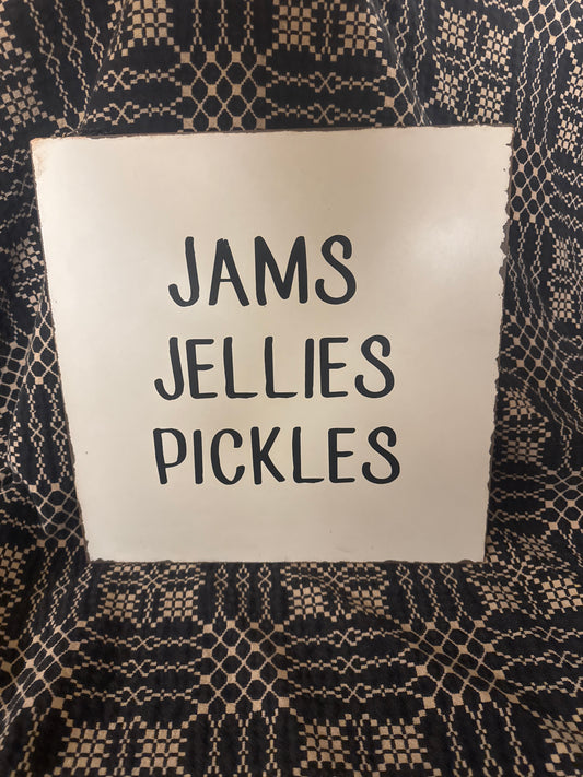 Jams, Jellies, Pickles