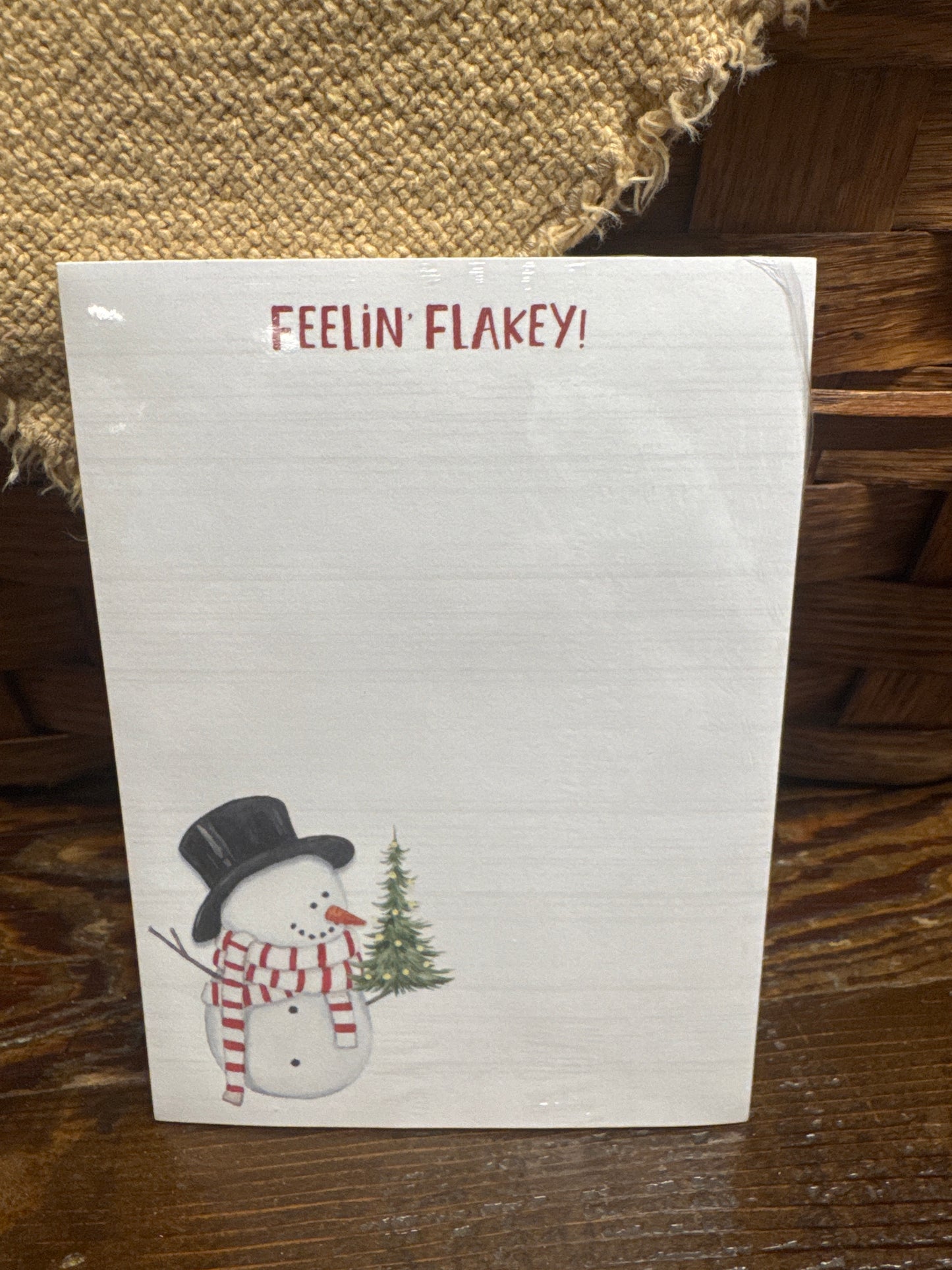 Notepad Feelin Flakey!