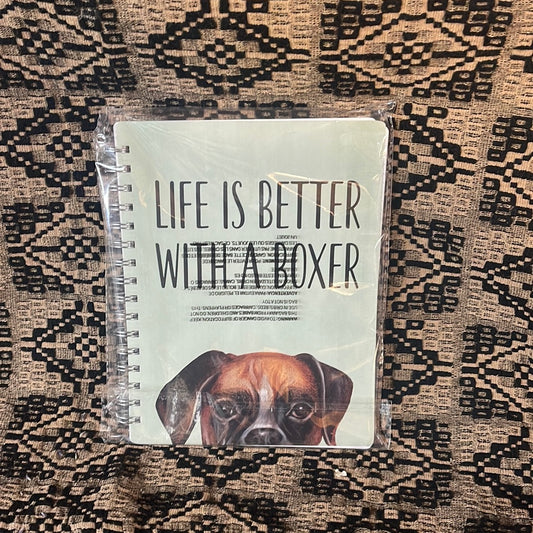 Notebook - Life is Better with a Boxer