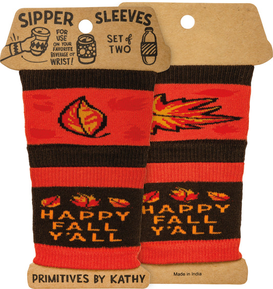 Happy Fall Y'all Sipper Sleeves