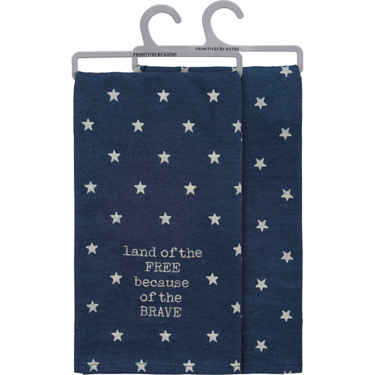 Kitchen Towel - Of The Free Because Of The Brave