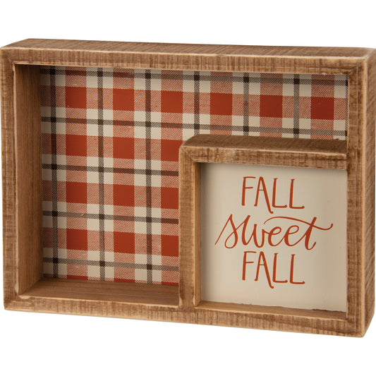 Fall Sweet Fall Inset Box Sign