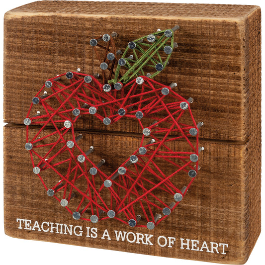 String Art - Teaching Is A Work Of Heart