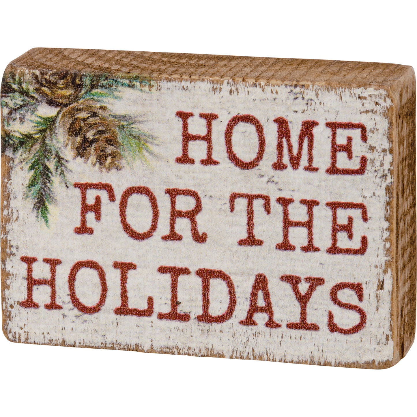 Block Sign - Home For The Holidays