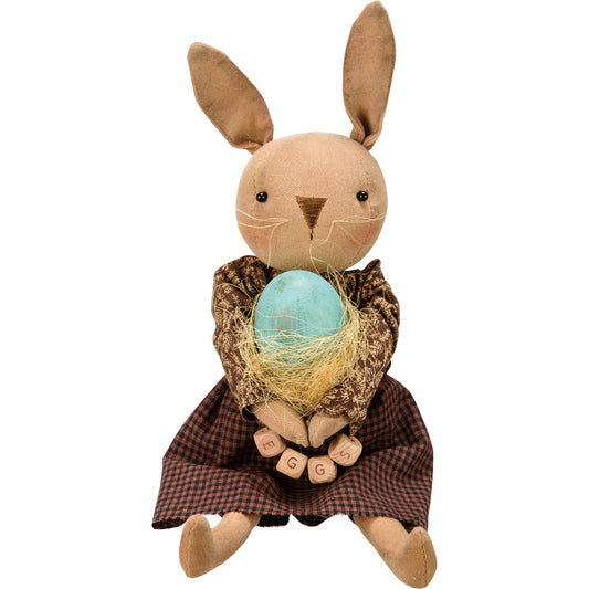 Rabbit With Egg Doll