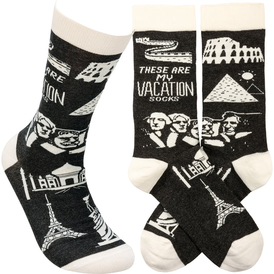 Socks - These Are My Vacation Socks