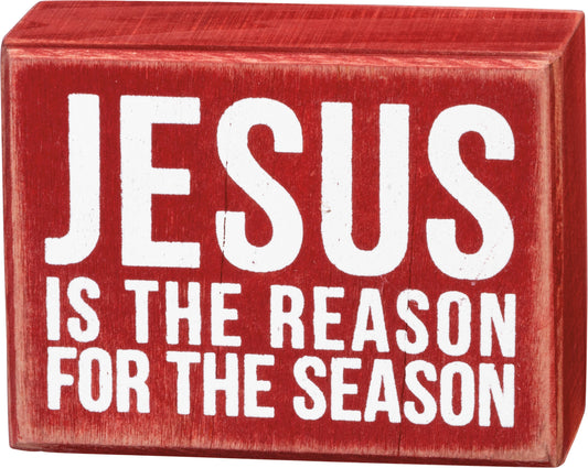 Box Sign - Jesus Reason