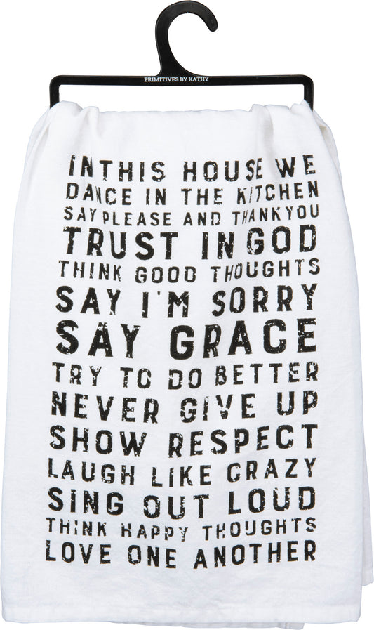 This House We Dance In The Kitchen Kitchen Towel