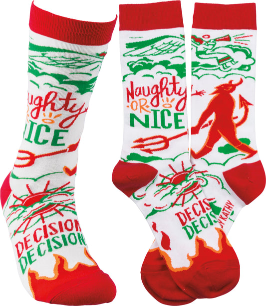 Socks - Naughty Nice Desicions Desicions