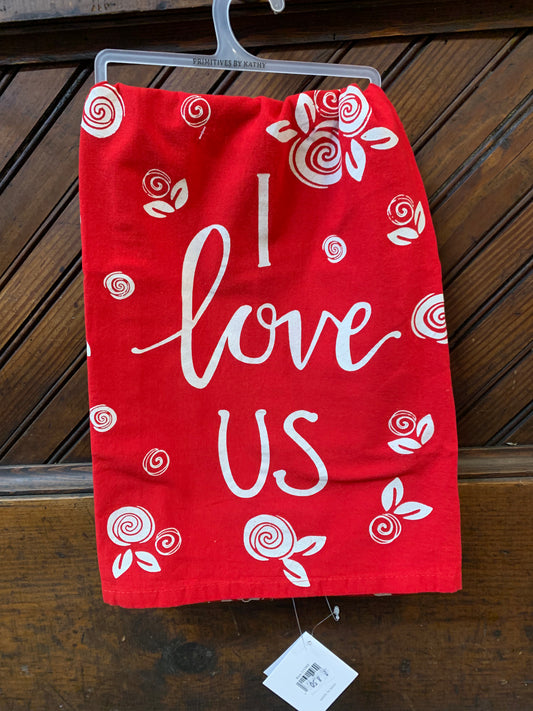 Dish Towel - I Love Us