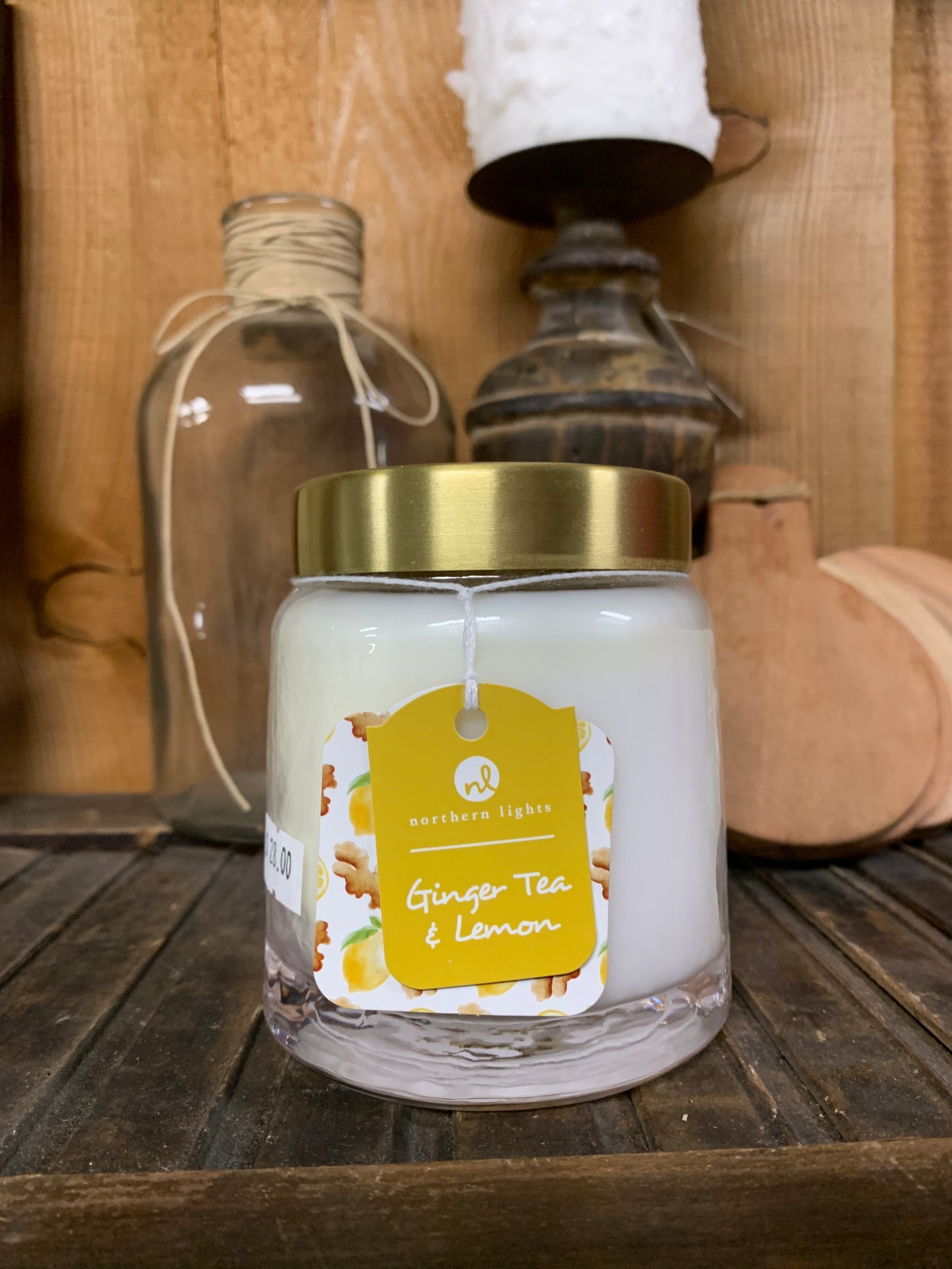 Northern Lights Candle - Ginger Tea & Lemon