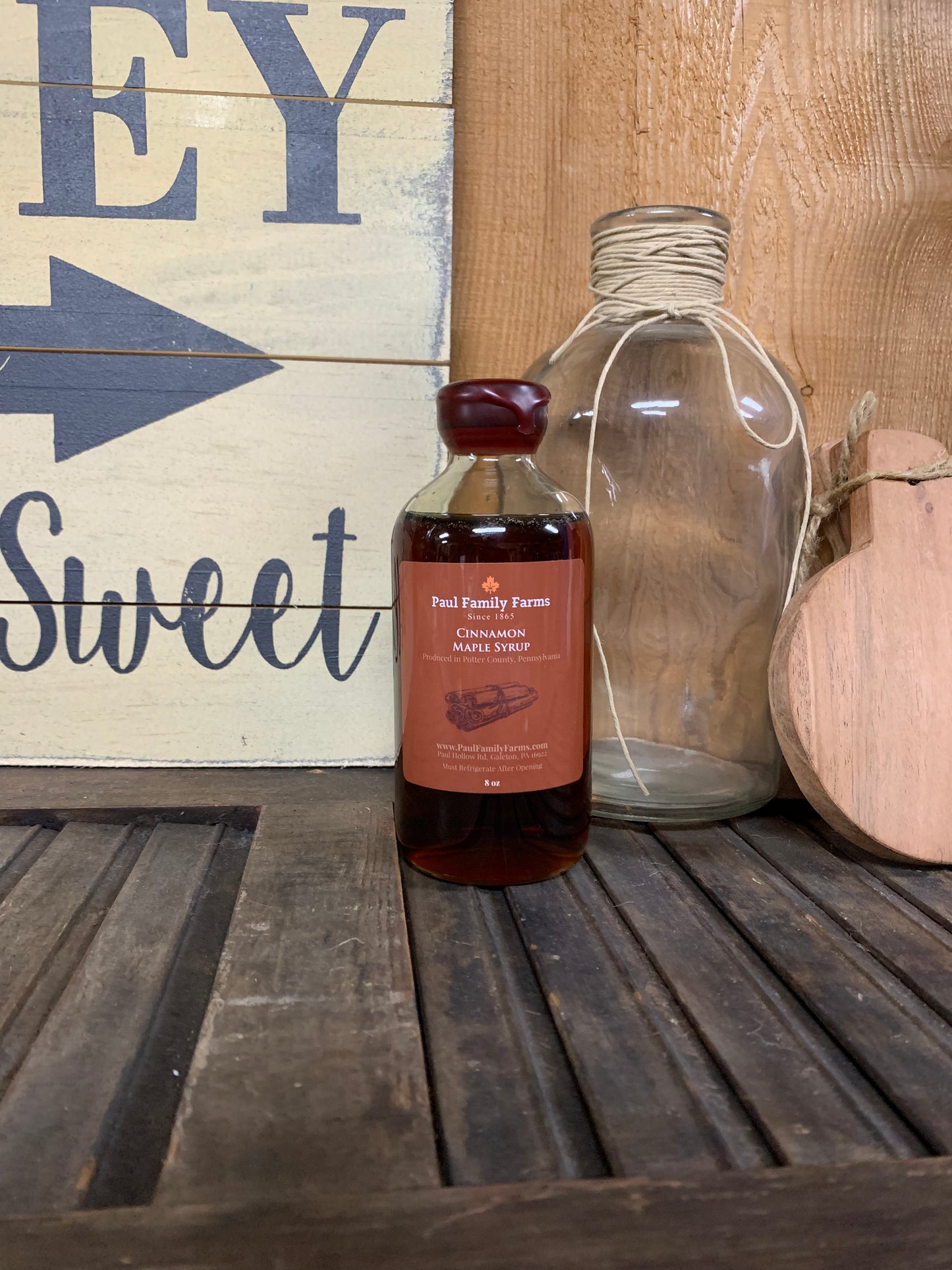 Cinnamon Maple Syrup - Paul Family Farms