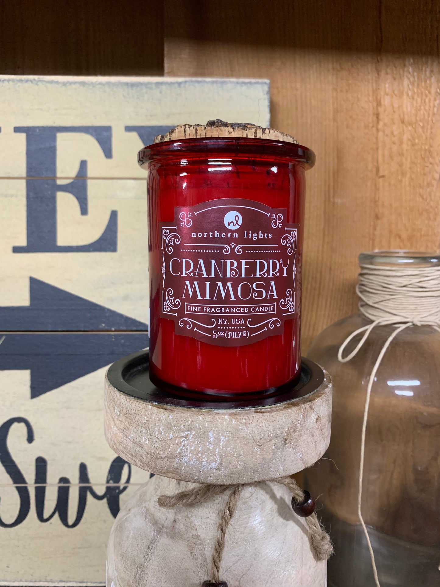 Northern Lights Candle - Cranberry Mimosa